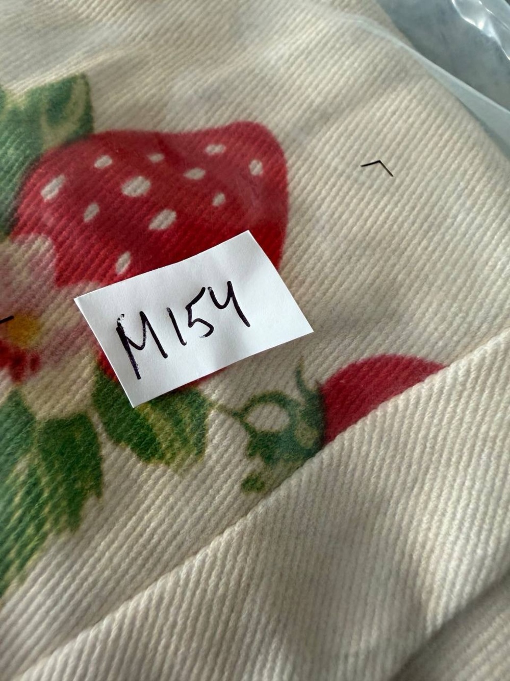 COTTON-BLEND SQUARE NECK STRAWBERRY WIDE LEG JUMPSUIT OVERALLS M - Picture 11 of 12